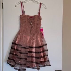Betsey Johnson Blush Colored Dress!